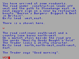 Screen from Prehistoric Adventure