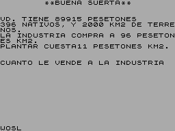 Screen from Presidente