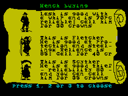 Screen from The Prince