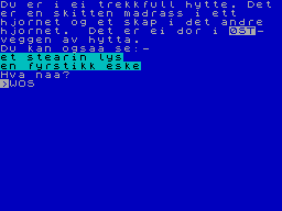 Screen from Prinsessen i Berget det Blaa