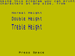 Screen from Print Utility