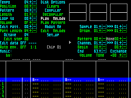 Screen from Pro Tracker + Alasm