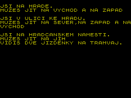 Screen from Prochazka Starou Prahou