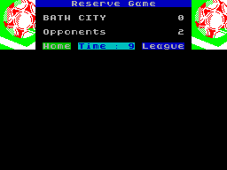 Screen from Professional Footballer