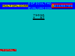 Screen from Programa de Adiestramiento con Ordenador