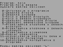 Screen from Programy Obliczeniowe
