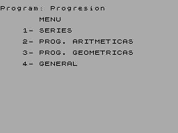 Screen from Progresiones y Sucesiones