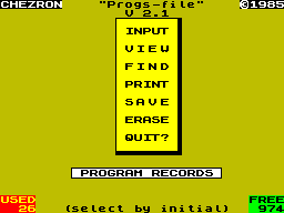 Screen from Progs-File