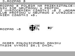 Screen from Promieniotworczosc Naturalna