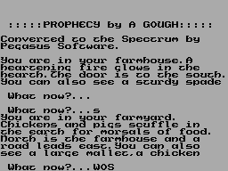 Screen from The Prophecy + The Gladiator