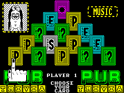 Screen from Pub Trivia