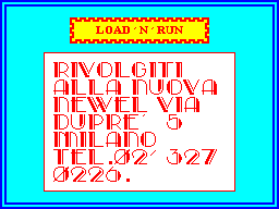 Screen from Pubblicita