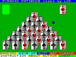 Screen from Pyramid Patience