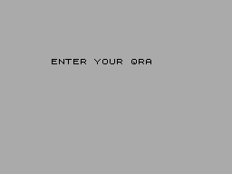 Screen from QRA