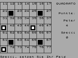 Screen from Quadrato