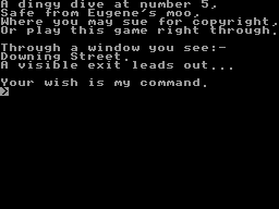 Screen from Quest for the Holy Joystick