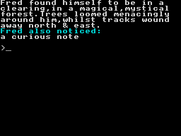 Screen from Quest for the Holy Something