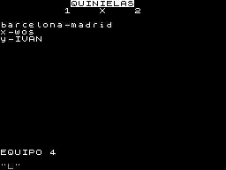 Screen from Quinielas [2]