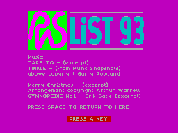 Screen from RAS List 93