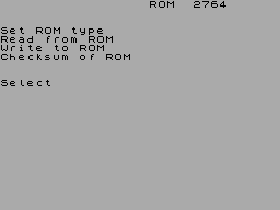 Screen from ROM Copy