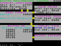 Screen from RTC Buxton