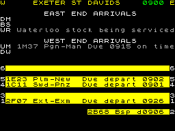 Screen from RTC Exeter