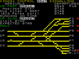 Screen from RTC Kings Cross