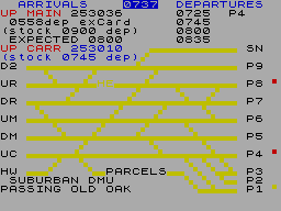 Screen from RTC Paddington