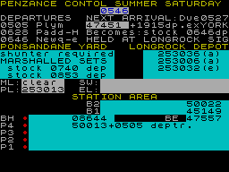Screen from RTC Penzance