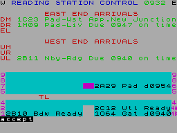 Screen from RTC Reading