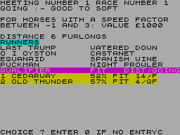 Screen from Racing Manager