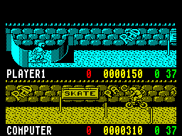 Screen from Rad Ramp Racer