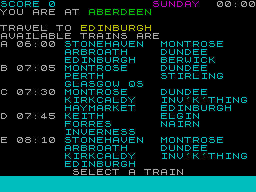 Screen from Railtour Scotland