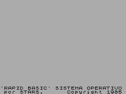 Screen from Rapid BASIC