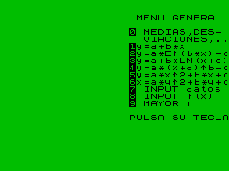 Screen from Regresion