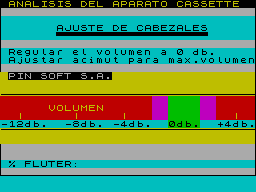 Screen from Regulador de Cabezales