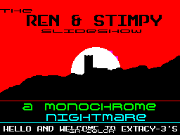 Screen from The Ren and Stimpy Slideshow