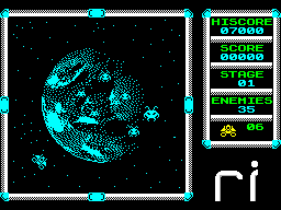 Screen from Retroinvaders + Gimme Bright