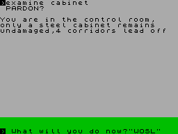 Screen from Return to Earth