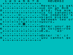 Screen from Reversi