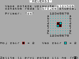 Screen from Reversi