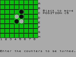 Screen from Reversi