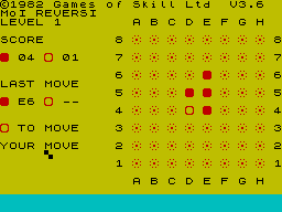 Screen from Reversi