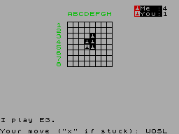 Screen from Reversi