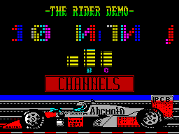 Screen from Rider Demo