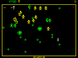 Screen from Robotron: 2084