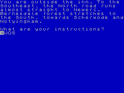 Screen from Robyn Hode