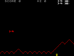 Screen from Rocket Command