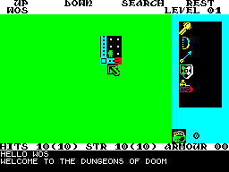 Screen from Rogue