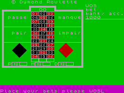 Screen from Roulette Monte Carlo